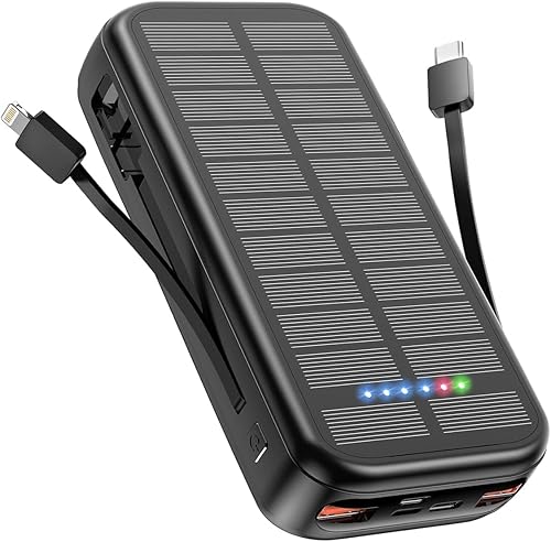 Anyzoo Solar Powerbank 30000mAh 20W Fast Charging Battery Pack