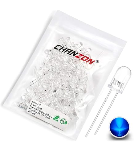 5mm LEDs With Resistors EDGELEC 180pc 5mm LED Light Kit - 9 Bright ...