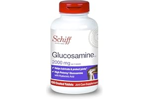 Schiff Glucosamine 2000mg with Hyaluronic Acid (Pack of 4)