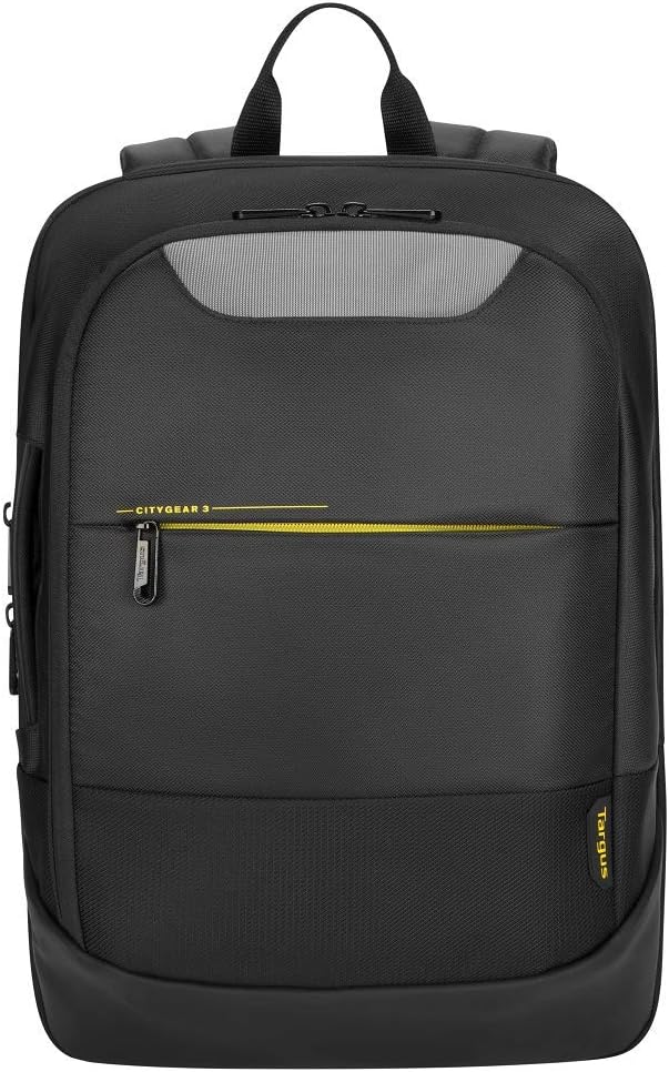 Targus CityGear Durable Backpack Designed for Travel and Commute with Dome Protection fit up to 14-15.6-Inch Laptop, Black (TCG661GL)