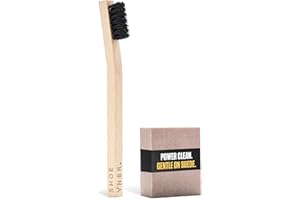 RESHOEVN8R Dry Suede Kit - Sneaker Cleaner & Shoe Care for Light-Colored Nubuck & Suede Shoes - Gently Removes Marks, Spots, & Scuffs - 1 Cleaning Brush & 1 Eraser