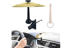 ZHUOJIRONG Car Cymbal Air Vent,Mini Drum Symbal for Car,Car Symbol Drum Vent,Easy to Install,Make Your Driving More Fun ﻿ ﻿