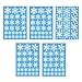 Christmas Snowflake Decorations, Winter Wonderland Frozen Birthday Party Supplies, White Snow Christmas Decorations Hanging Snowflake String Ornaments (48 Pcs Snowflakes)