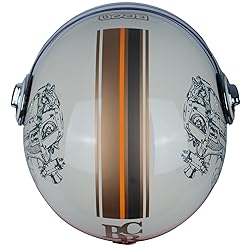 Open Face Motorcycle Helmet for Adults, DOT