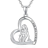 Palpitate Dog Lover Gifts for Women 925 Sterling Silver Dog Pendant Necklace Cute Animal Jewelry Christmas Gifts for Pet Lovers