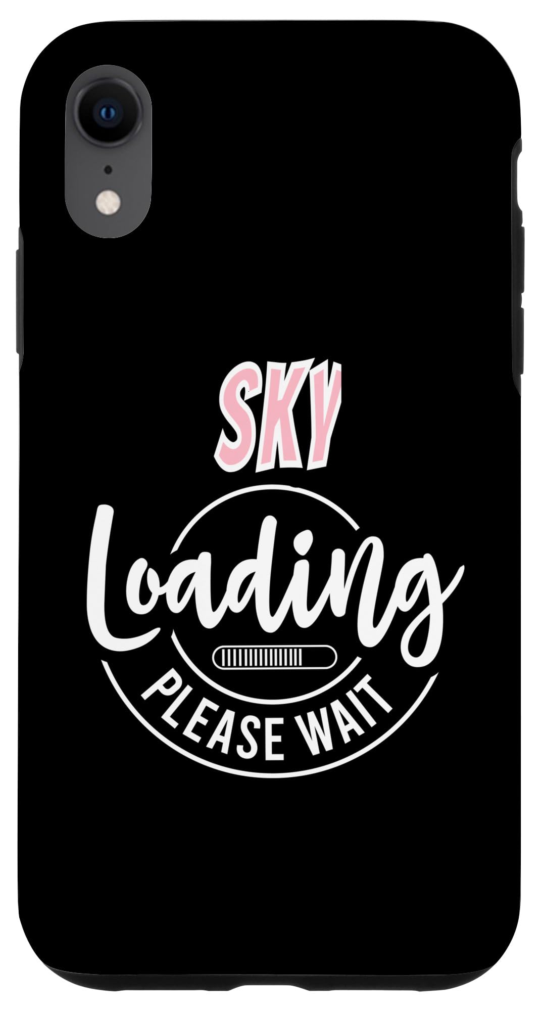 iPhone XR Sky Loading Custom Personalized Baby Shower Fun Item Case