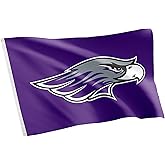 Desert Cactus University of Wisconsin Whitewater UWW Flag - 3 x 5 Feet Warhawks Banner, Indoor/Outdoor Durable Fabric, 100% Polyester Design (Style 3)