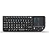Rii Mini Wireless 2.4GHz Keyboard with Mouse Touchpad Remote Control, Black (mini X1)