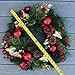 The Wreath Depot Queensbury Decorated Christmas Wreath 24 Inch, Beautiful White Gift Box