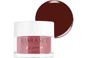 Kiara Sky Dip Powder Red Tones 1 oz, Riyalistic Maroon
