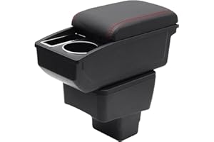 YJYWZH Car Armrest Box for Mazda CX-3 2015-2018 Auto Accessories Center Console Leather Arm Rest Double-Layer Storage Space w