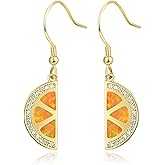 Dreamboat Sterling Silver Fruit Earring for Women Dangle Earrings Hook Earrings Accessories Fruit Jewelry Gifts