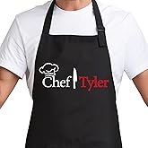 Chef Apron Men, Women, Personalized Adult Aprons for Women and Men, Regalos Para Chef Black Apron Chef Whites, Vday Gifts for Him, Her, Valentine Aprons for Women, Men, Professional Aprons for Chefs