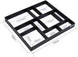 GOTOTOP 45x40x4cm Paving Mould Reusable Cement Mould for Garden Driveway Patio view 7