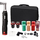 SPTA Cordless Mini Car Polisher, 12V Micro Cordless Scratches Killer Car Polisher RO/DA Mini Car Polisher for polishing, Sanding and Cleaning