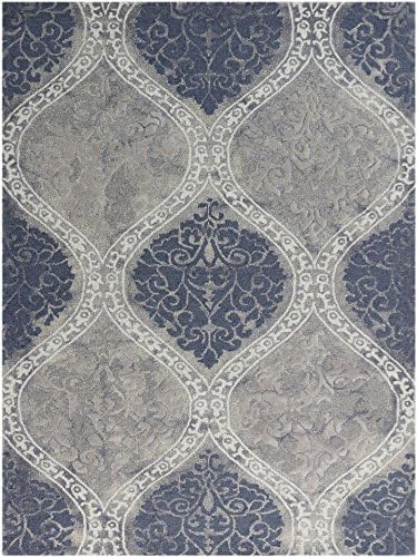 Amer Rugs KAN18 Design Rug, 5' x 8', Silver Sand