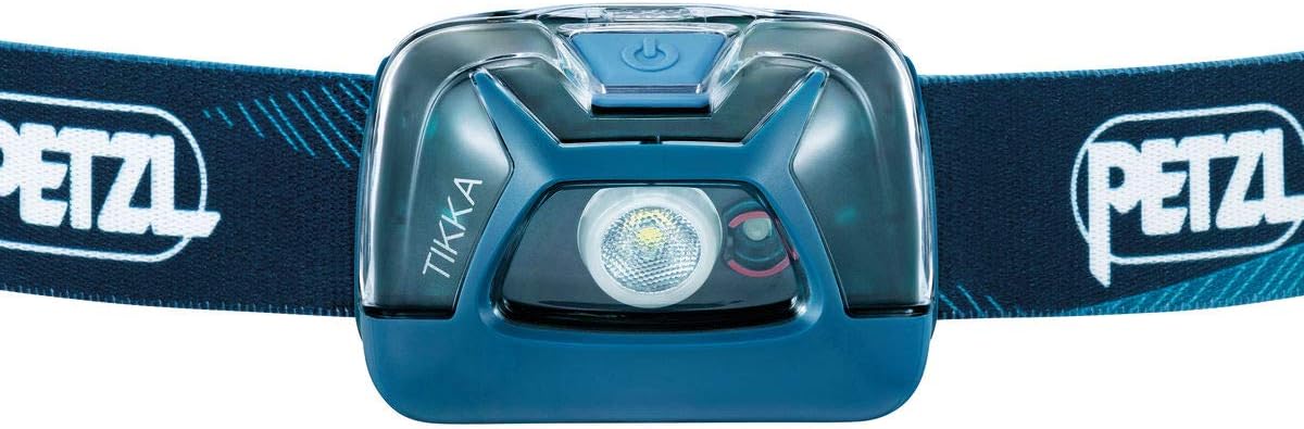 PETZL - TIKKA Headlamp, 200 Lumens, Standard Lighting, Blue : Sports & Outdoors