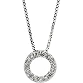 Heart Syndrome Open Circle Cubic Necklace Everyday Jewelry for Women