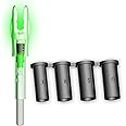 CosiComu 6PCS G Lighted Nocks for Arrows with .165 .204 .233 .244 .246 Inside Diameter with X, H, S, GT Bushings LED Light up Knocks