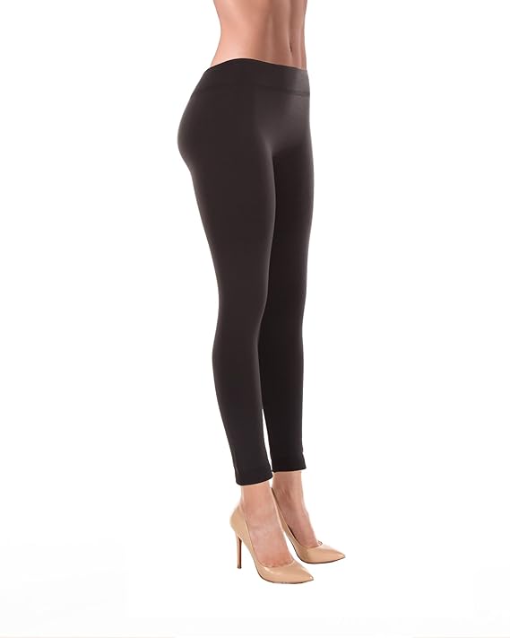 Women's Premium Fleece Lined Leggings (Grey) at Amazon Womenâs Clothing store
