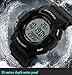 Gosasa Sports Waterproof Digital Fitness Watch Pedometer Multifunction Men's Wristwatches Black