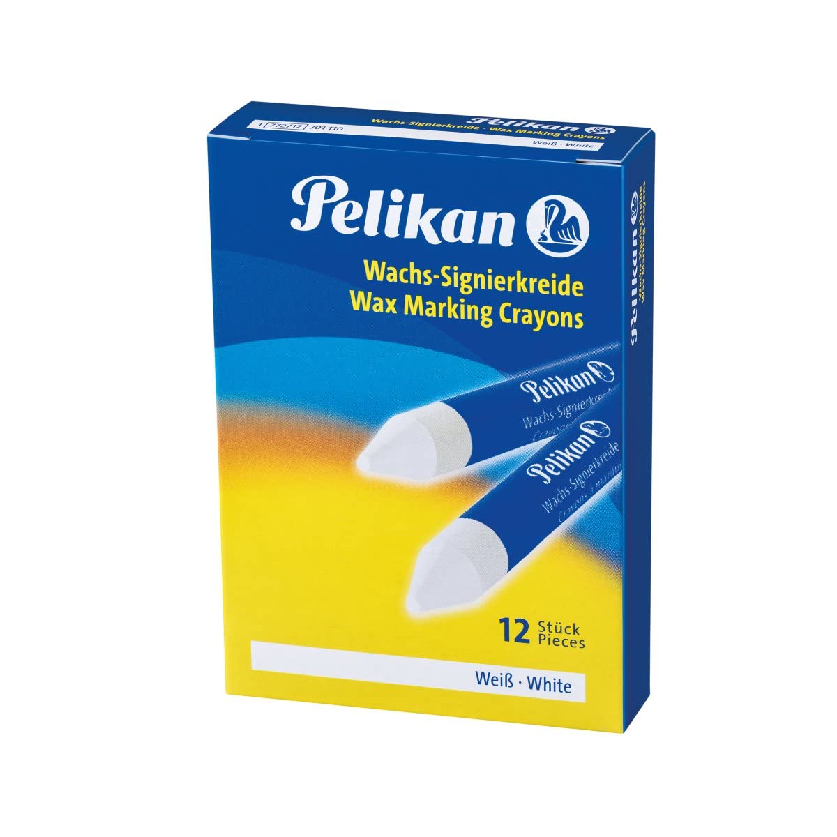 Pelikan 701110 – 772 Signing Chalk Pack of 12 White