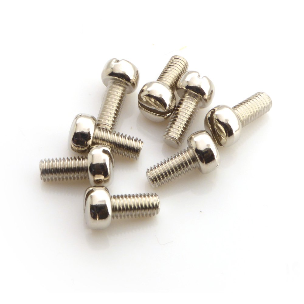 Shiny chrome M3 cheese head screws 3.0mm x 10mm pack of 50