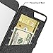 iPhone 7 Plus / iPhone 8 Plus Mirror Wallet Case - Spessn Enclosed Mirror Back Cover with 3 Bank Card Slot Protective Hard Case for Apple iPhone 7/8 Plus 2017 - 5.5 Inch (Black)