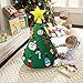 OurWarm 3D DIY Felt Christmas Tree with Hanging Ornaments, Cone Felt Christmas Tree for Toddlers Kids Xmas Gifts Christmas Home Decorations