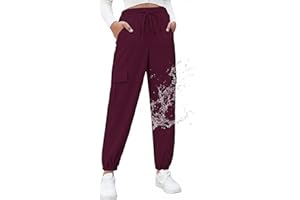SANGTREE Hiking Pants Water Resistant Quick Dry Lightweight Golf Cargo Safari Joggers Pockets for Girls & Women