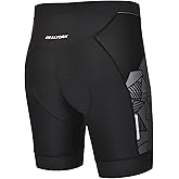 Padded Cycling Shorts Men's Cycling Underwear with 3D Padding Biking Bicycle Shorts Shock Absorb Comfortable Lightweight