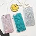 iPhone 8/7 Bling Case Sparkle Ombre Sequins Polka Dot Air Prism Glitter Translucent Soft TPU Flexible Slim 3D Design Case Cover for Apple iPhone 8/7(iPhone 8/7, Green)