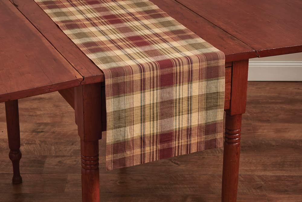 Best 36′ table runner plaid