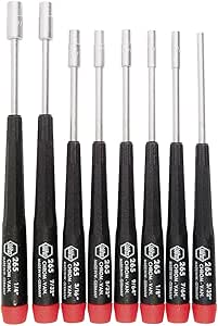Wiha 26591 Precision Inch Nut Driver Set, 8 Piece