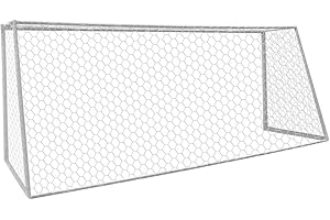 Aoneky Polyester Soccer Goal Net - 4 mm Cord - Replacement Full Size Football Post Net- Heavy Duty Soccer Netting - NOT Include Posts