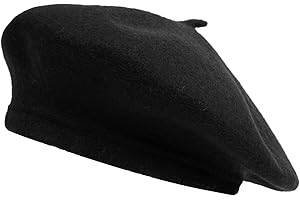 CLAPE French Wool Beret Hat for Women Men Fall Winter Hats Solid Color Beret Cap Warm Artist Painter Hat