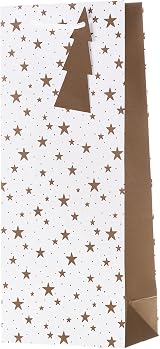 Hallmark Christmas Bottle Bag Pack of 3 Red Silver Gold view 5