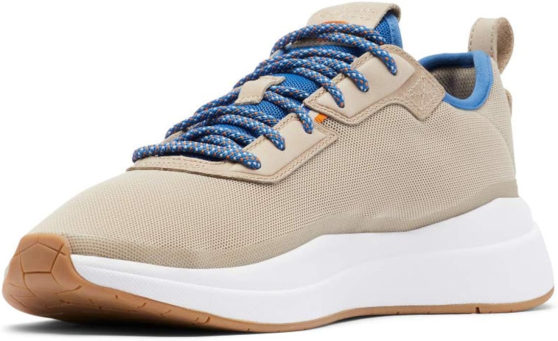 Columbia Men's Low Drag PFG Boat Shoe, Ancient Fossil/Bright Indigo