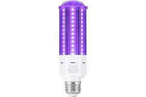 AMIAEDU Lee Lighting Blacklight Bulb, 12W LED UV Ultraviolet Blacklight AC90-265V