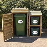 Stickers Limited Personalised Wheelie Bin Stickers Pack 4 150x100 mm view 6