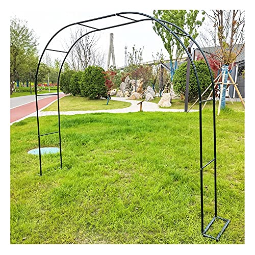 GEREP Selbstversammlung Eisen Rosenbogen Torbogen, für Kletterpflanzen Rosen Ranken, Outdoor Garten Rasen Backyard Terrasse, Hochzeit/C / 1.8×2.2M – Bild 6