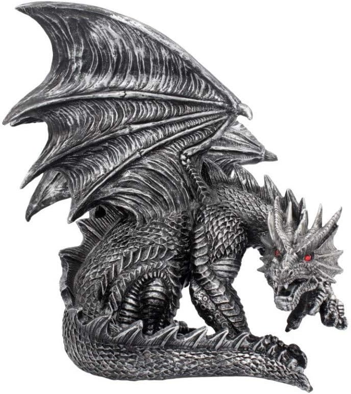 Nemesis Now Obsidian Figurine 25cm Silver, Resin, One Size