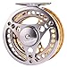 Sougayilang Fly Fishing Reel Large Arbor 2+1 BB with CNC-machined Aluminum Alloy Body and Spool in Fly Reel