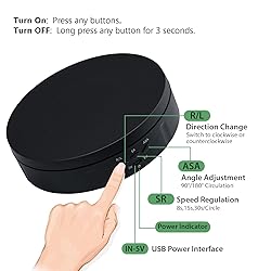 Mcbazel Motorized Rotating Display Stand,5.7inch