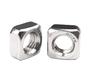 STILL AWAKE M3-0.5 Square Nuts, 304 Stainless Steel Metric Coarse Thread Assortment Kit (100 Pcs)