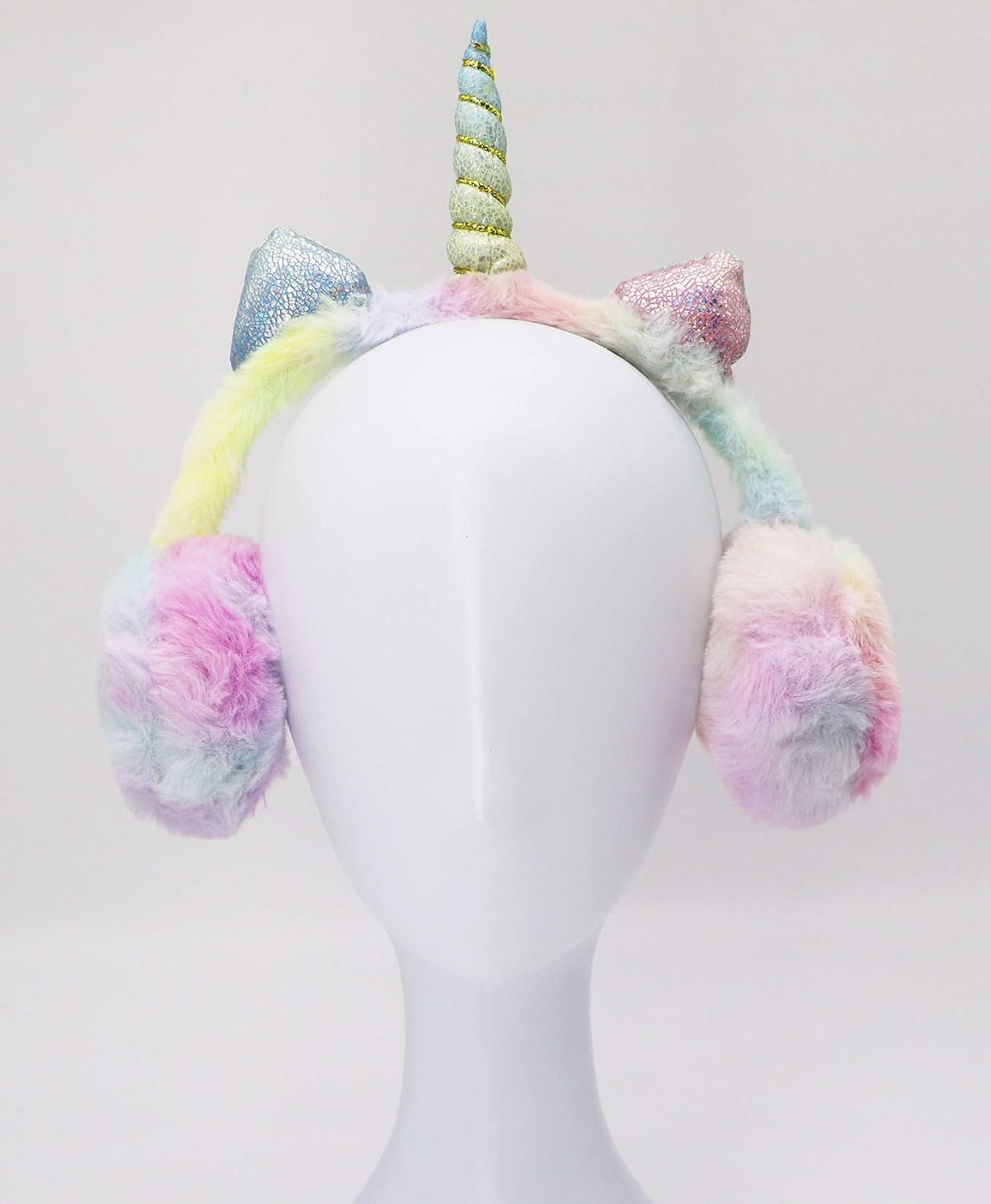 Winter Kids Unicorn Earmuffs Cute Cartoon Ear Plush Warm Earmuff
