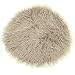 Baby Photo Props Faux Fur Round 23.6 inch Soft Baby Boy Girl Photo Blanket Studio Photo M Grey Sand