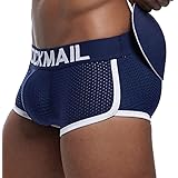 ARIUS Calzoncillo Boxer con Relleno Trasero para Aumentar el Volumen y tamaño de glúteos y Levanta - Push up y Relleno de Nalgas - Men's Padded Buttocks - Men's Shapewear: Amazon.es: Ropa