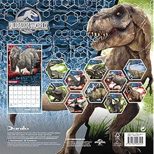 The Official Jurassic World 2016 Square Calendar