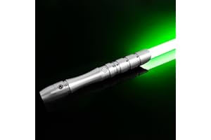 YDDSABER Dueling Lightsaber,Detachable Metal Hilt, Light Saber with Full Size 38.2 Inch, 4 Modes & Sounds, FOC, Swing,Blaster,Cosplay,Birthday Gift for Adults,Kids,Teens (Green)